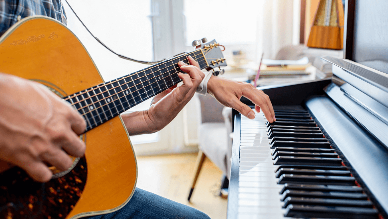 Comment convertir une partition de guitare en partition pour piano ?