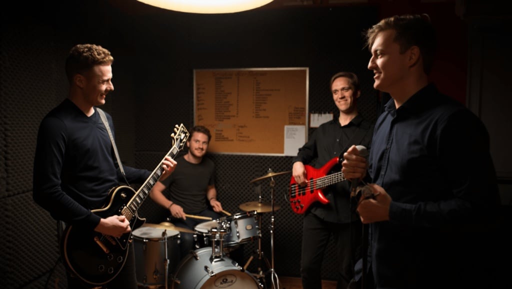 Former un groupe de rock