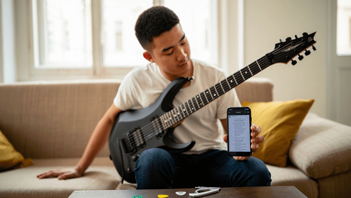 La guitare moderne et le solfège