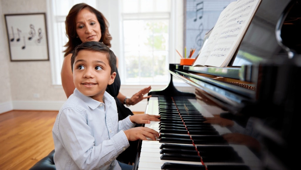 Un tout premier cours de piano
