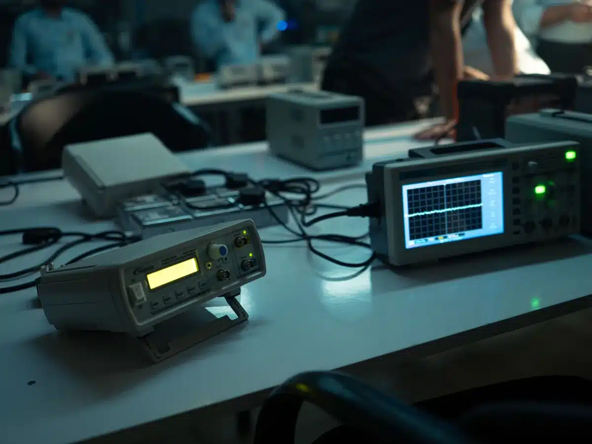 Équipement de test et mesure des performances d'une interface audio