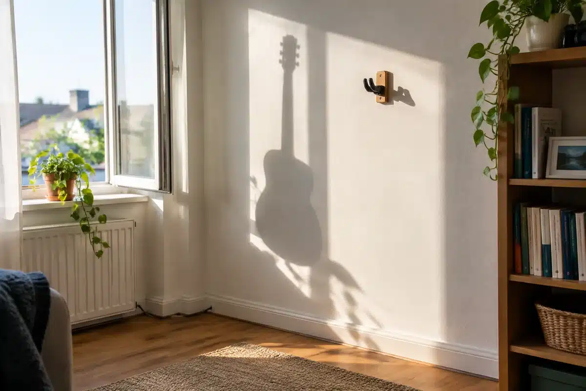 Comment accrocher une guitare au mur sans percer : supports et conseils pratiques ?